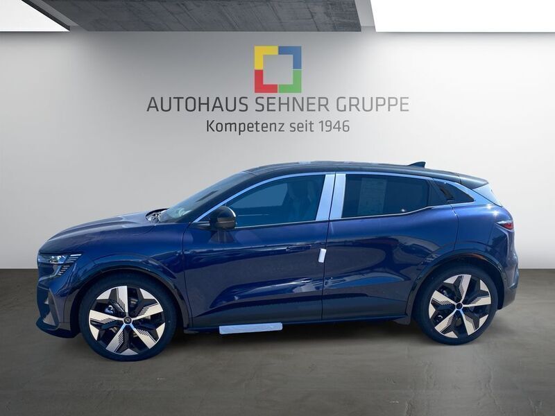 Gebraucht Renault Megane E-Tech Techno 160 kW (218 PS) 2024 Blau (nachtblau metallic, black pearlschwarz meta) Limousine