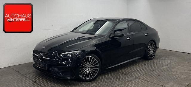 Schwarz Gebraucht 2022 Mercedes C300 AMG Limousine | 38.800 € (Fairer Preis) - Bild 1/4
