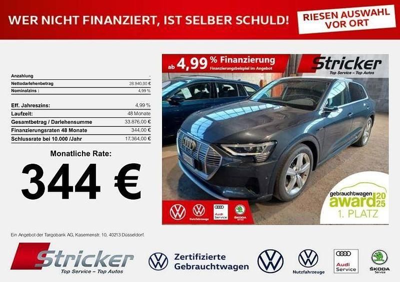 Manhattangrau metallic Gebraucht 2020 Audi e-tron Advanced Plus SUV | 28.939 € (Fairer Preis) - Bild 1/3