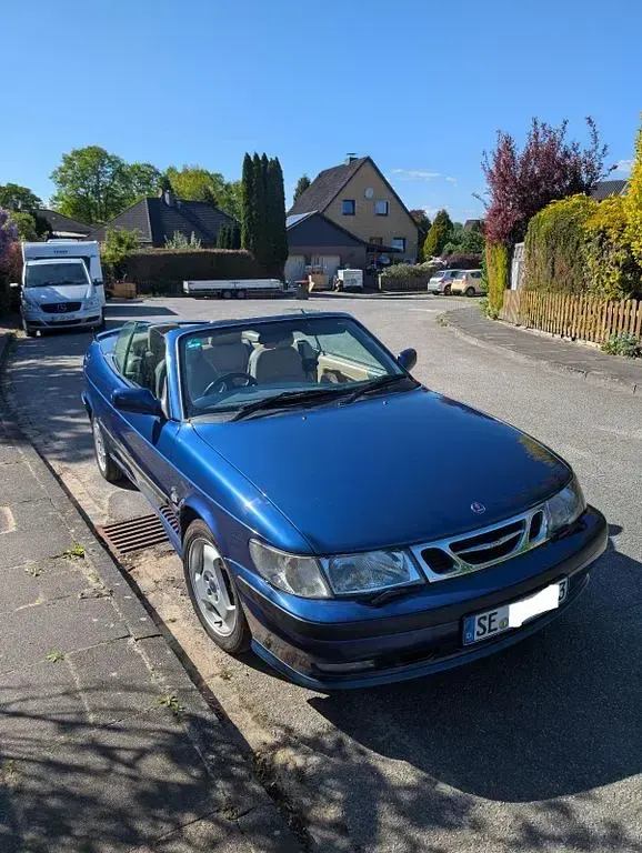 Gebraucht Saab 9-3 Cabriolet 150 PS (110 kW) 2002 Blau Cabrio