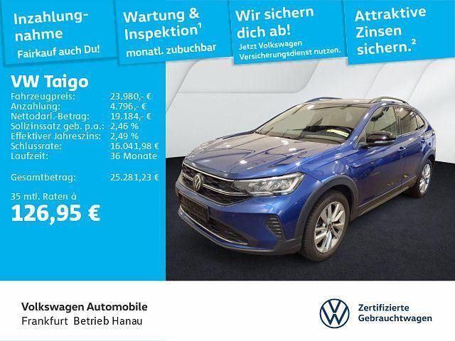 Blau Gebraucht 2025 VW Taigo Goal SUV | 23.980 € (Fairer Preis) - Bild 1/4