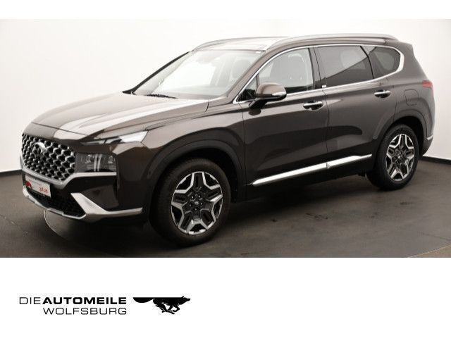 Taiga brown Gebraucht 2021 Hyundai Santa Fe Prime SUV | 33.890 € (Etwas zu teuer) - Bild 1/4