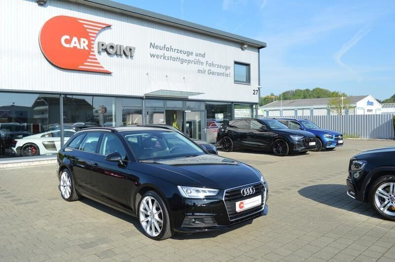 Brillantschwarz Gebraucht 2018 Audi A4 Basis Kombi | 16.550 € (Guter Preis) - Bild 1/4