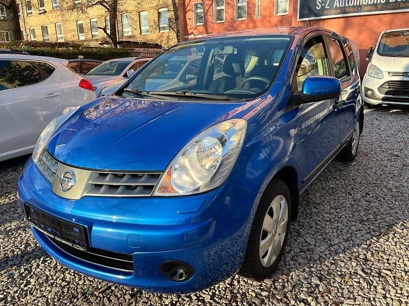 Gebraucht Nissan Note Visia 88 PS (64 kW) 2008 Blau Kleinwagen