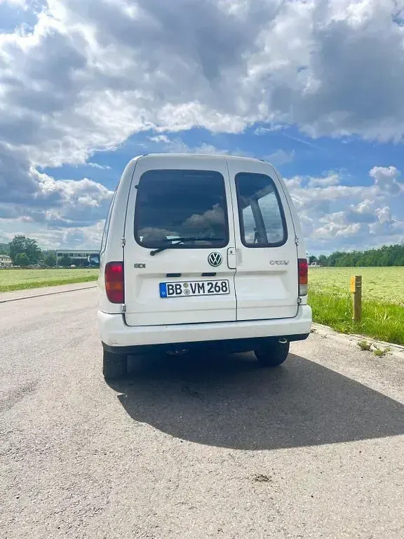 Gebraucht VW Caddy 64 PS (47 kW) 2002 Weiß Van / Kleinbus