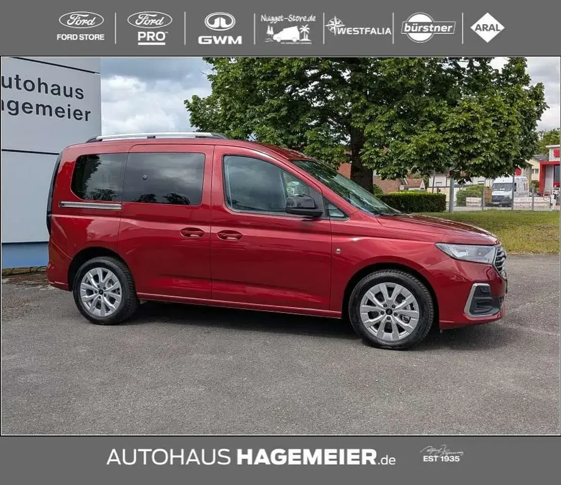 Neu Ford Tourneo Connect Titanium 122 PS (89 kW) 2026 Maple red metallic Van / Kleinbus