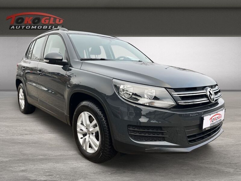 Grau Gebraucht 2015 VW Tiguan Trendline SUV | 16.990 € (Fairer Preis) - Bild 1/4