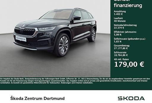 Gebraucht Skoda Kodiaq Tour 200 PS (147 kW) 2022 Schwarz SUV
