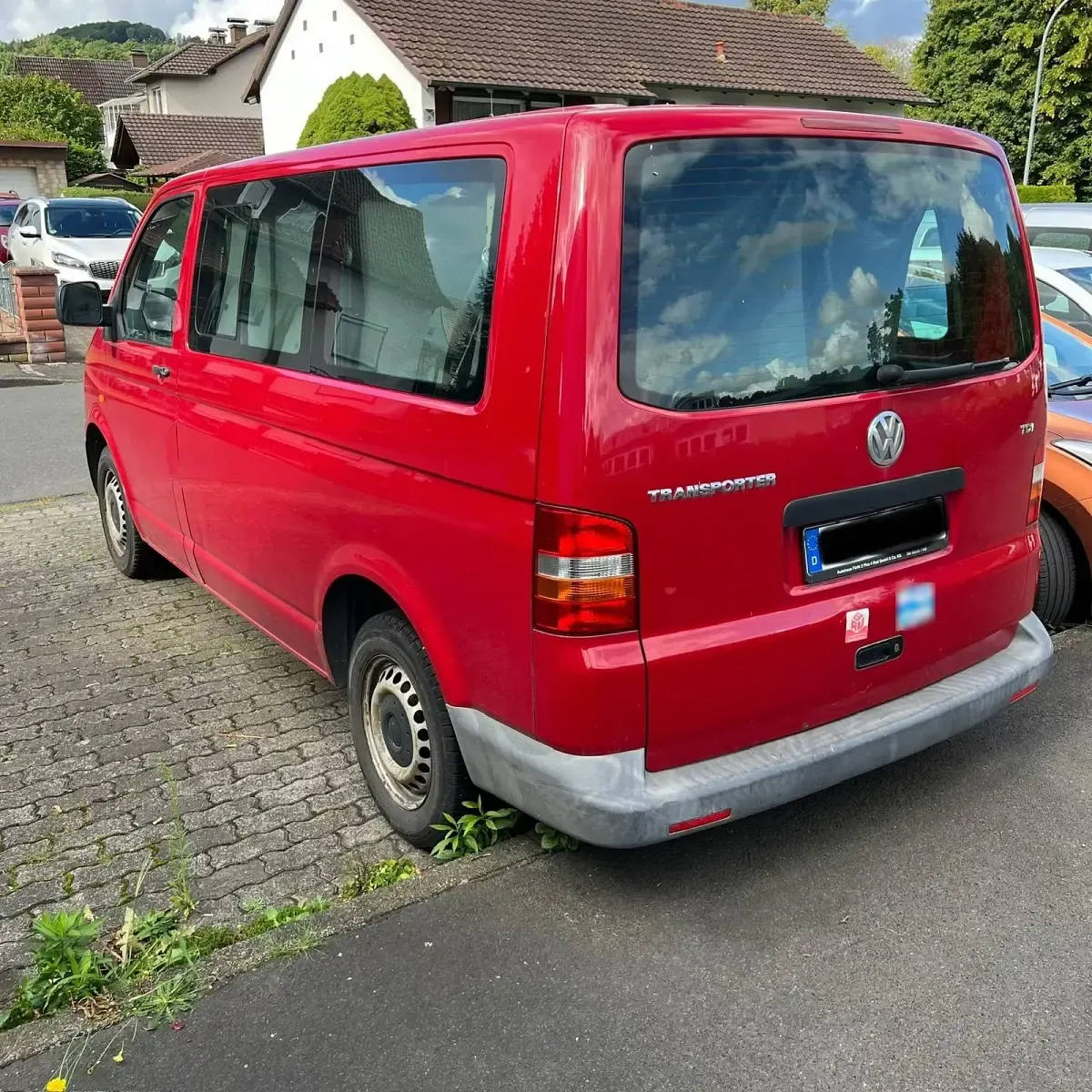 Gebraucht VW T5 Basis 105 PS (77 kW) 2004 Rot Van