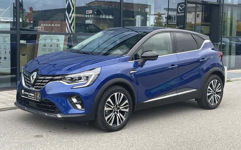 Blau Gebraucht 2021 Renault Captur Initiale Paris SUV | 19.990 € (Fairer Preis) - Bild 1/4