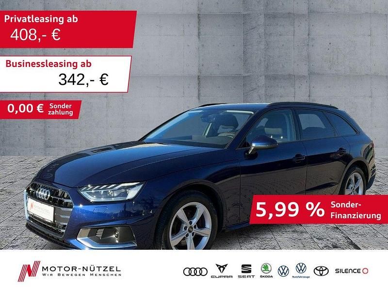 Navarrablau metallic Gebraucht 2022 Audi A4 Advanced Plus Kombi | 30.960 € (Fairer Preis) - Bild 1/4