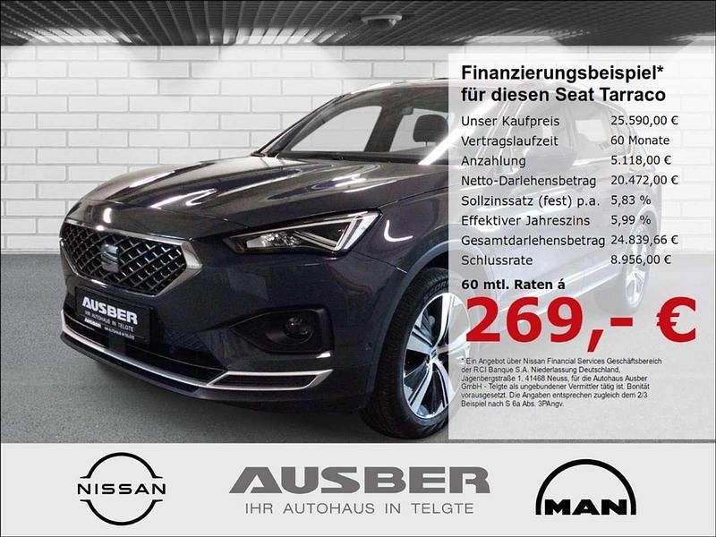 Grau Gebraucht 2021 Seat Tarraco XCELLENCE SUV | 25.590 € (Fairer Preis) - Bild 1/4