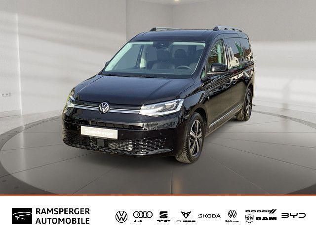 Neu VW Caddy Maxi Style 116 PS (85 kW) 2025 Schwarz (deep black perleffekt) Van / Kleinbus