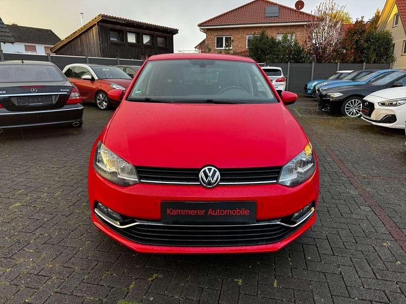 Gebraucht VW Polo Highline 110 PS (80 kW) 2015 Flashrot Kleinwagen