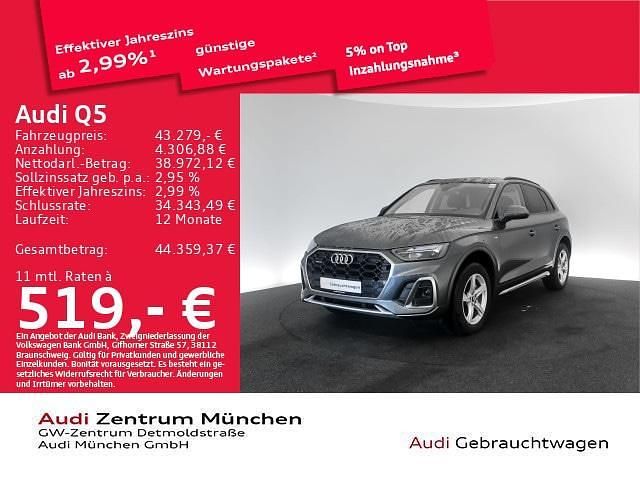 Daytonagrau perleffekt Gebraucht 2024 Audi Q5 Basis SUV | 43.279 € (Fairer Preis) - Bild 1/1