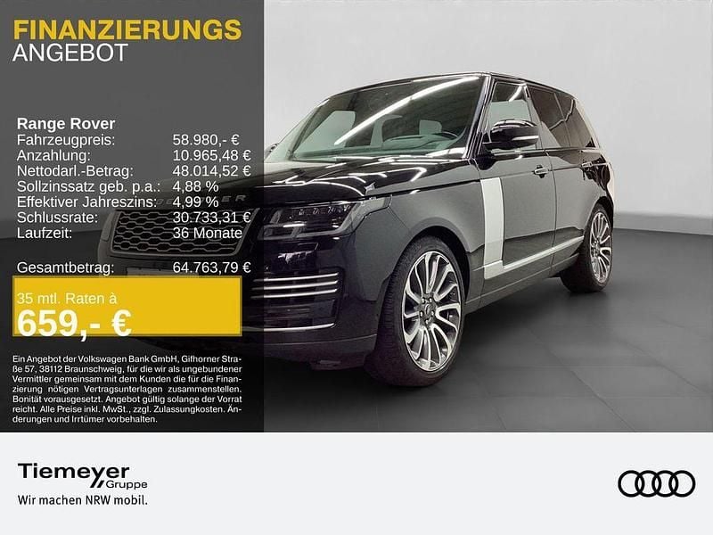 Gebraucht Land Rover Range Rover Autobiography 525 PS (386 kW) 2020 Schwarz SUV