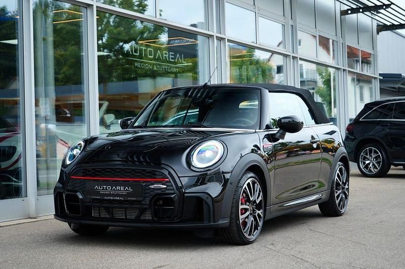 Schwarz Gebraucht 2022 Mini John Cooper Works Cabriolet Cabrio | 36.490 € (Fairer Preis) - Bild 1/4