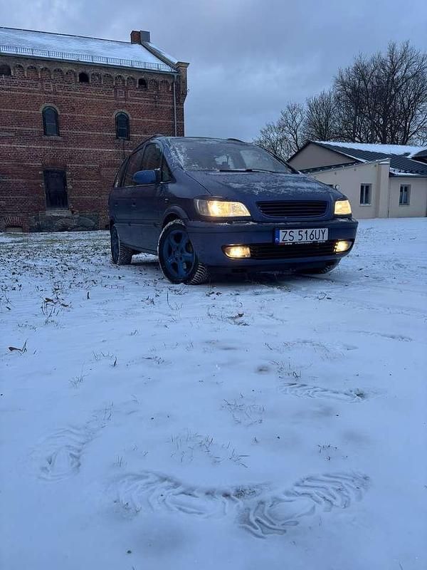 Gebraucht Opel Zafira Elegance 125 PS (91 kW) 2002 Blau Van / Kleinbus