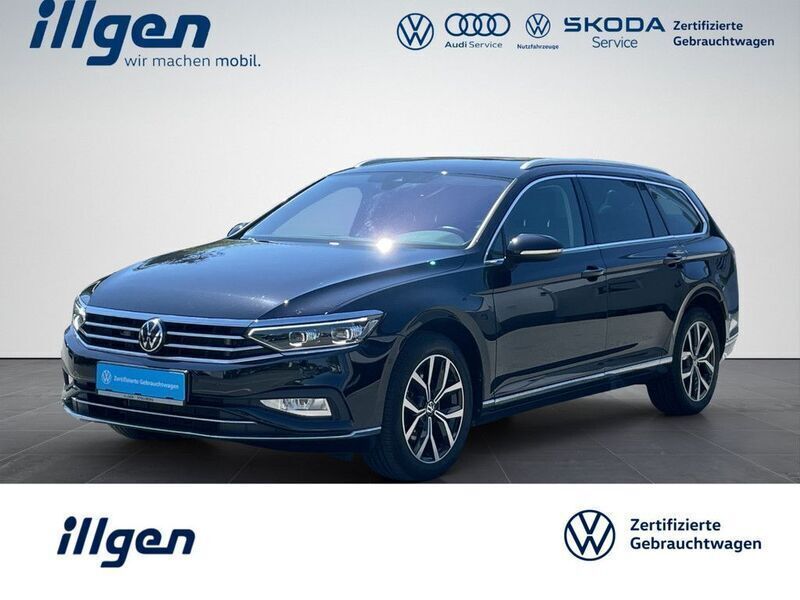 Schwarz / deep black (metallic) Gebraucht 2022 VW Passat Elegance Kombi | 34.160 € (Teuer) - Bild 1/4