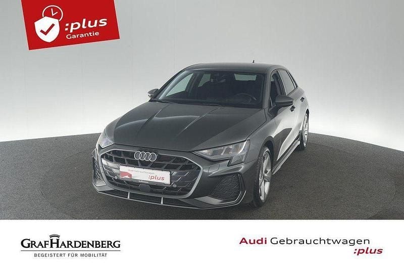 Grau Gebraucht 2024 Audi A3 Sportback S-Line Limousine | 32.890 € (Guter Preis) - Bild 1/4