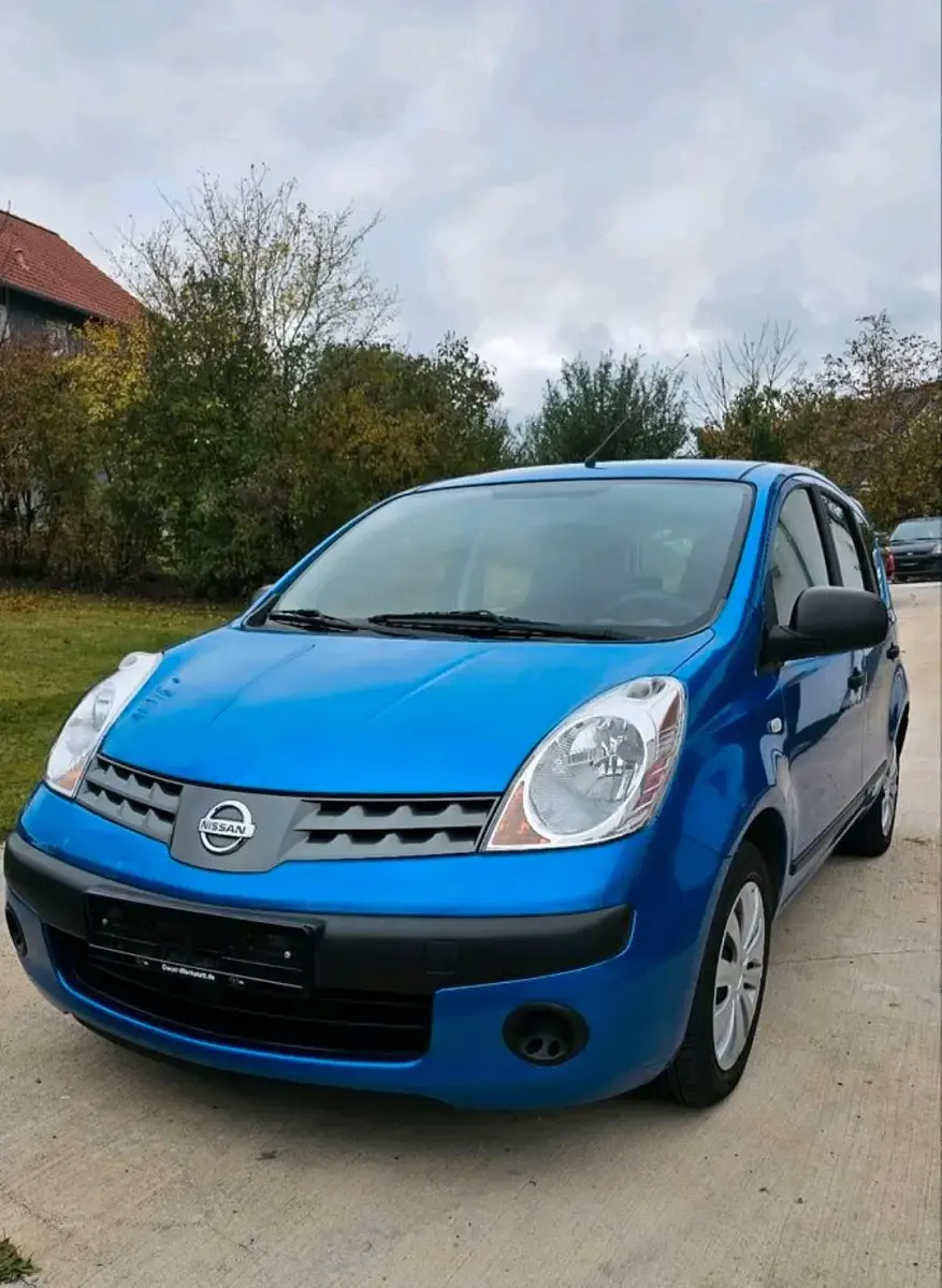 Gebraucht Nissan Note 90 PS (66 kW) 2007 Blau Kleinwagen