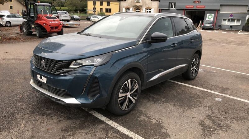 Blau Gebraucht 2022 Peugeot 3008 GT SUV | 19.190 € (Superpreis) - Bild 1/4