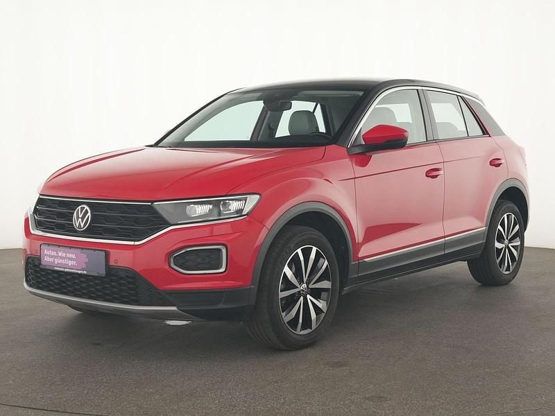 Rot Gebraucht 2021 VW T-Roc Style SUV | 20.376 € (Superpreis) - Bild 1/4