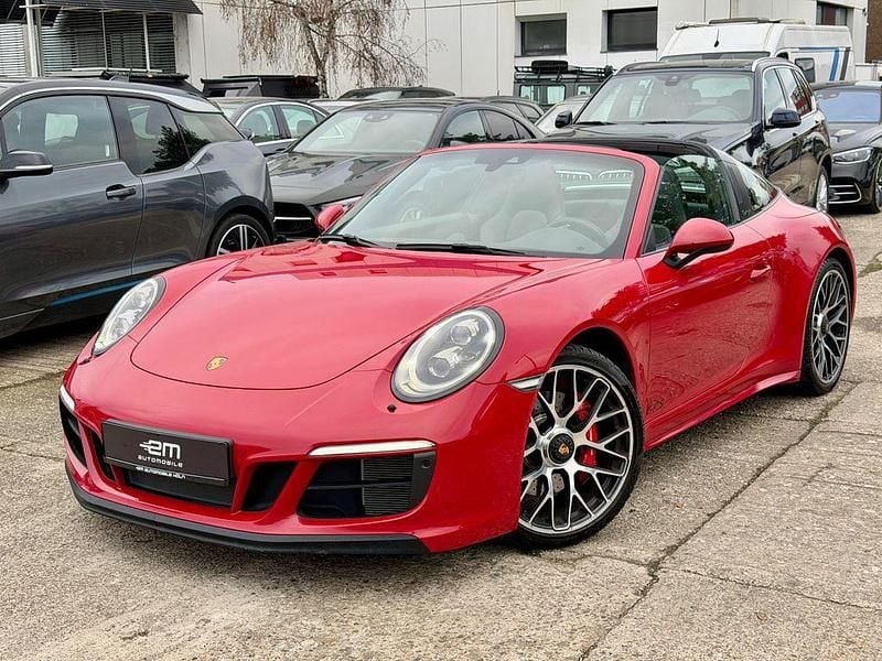 Rot Gebraucht 2019 Porsche 911 Targa 4 Cabrio | 84.990 € (Superpreis) - Bild 1/4