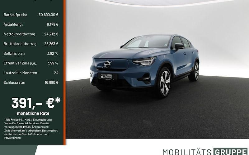 Blau Gebraucht 2022 Volvo EC40 Core SUV | 30.890 € (Teuer) - Bild 1/4