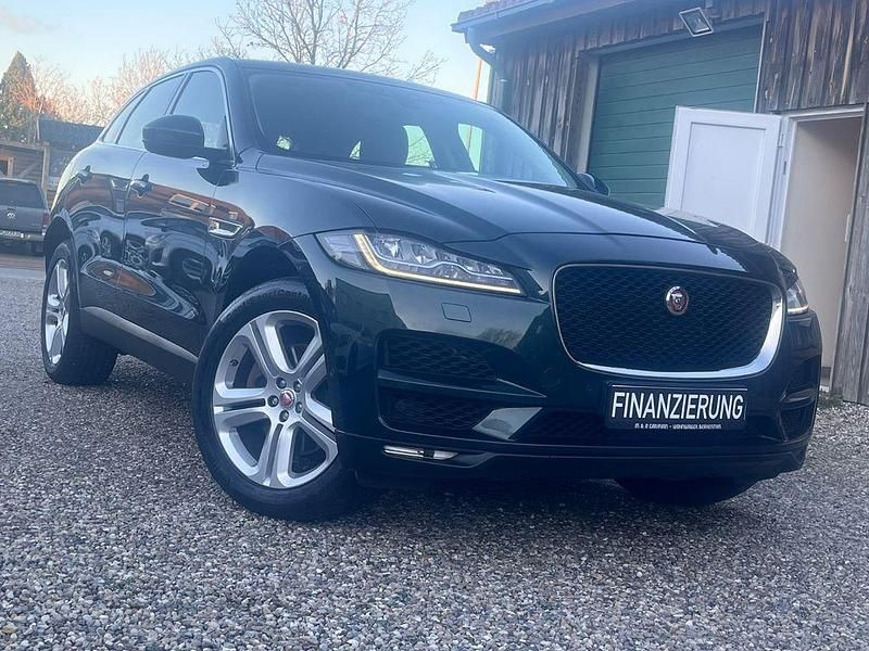Grün Gebraucht 2017 Jaguar F-Pace Portfolio SUV | 20.999 € (Etwas zu teuer) - Bild 1/4