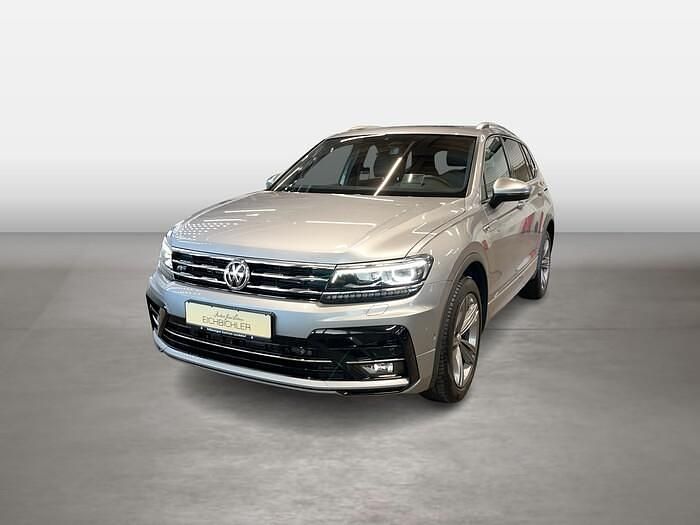 Silber Gebraucht 2021 VW Tiguan Allspace R-line SUV | 33.420 € (Fairer Preis) - Bild 1/4