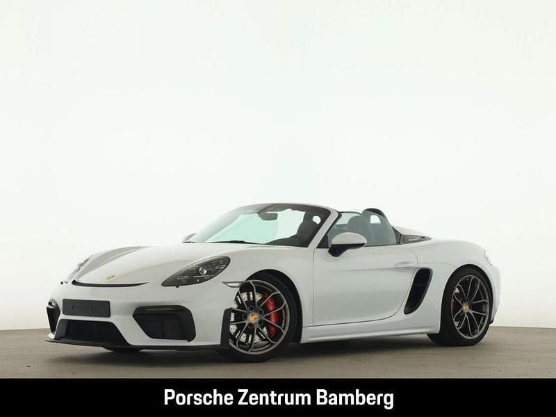 Weiß Gebraucht 2020 Porsche 718 Spyder Cabrio | 97.718 € (Superpreis) - Bild 1/4