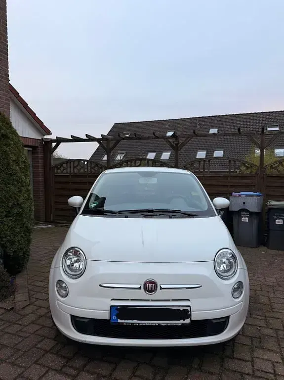 Gebraucht Fiat 500 Pop 69 PS (50 kW) 2008 Weiß Kleinwagen
