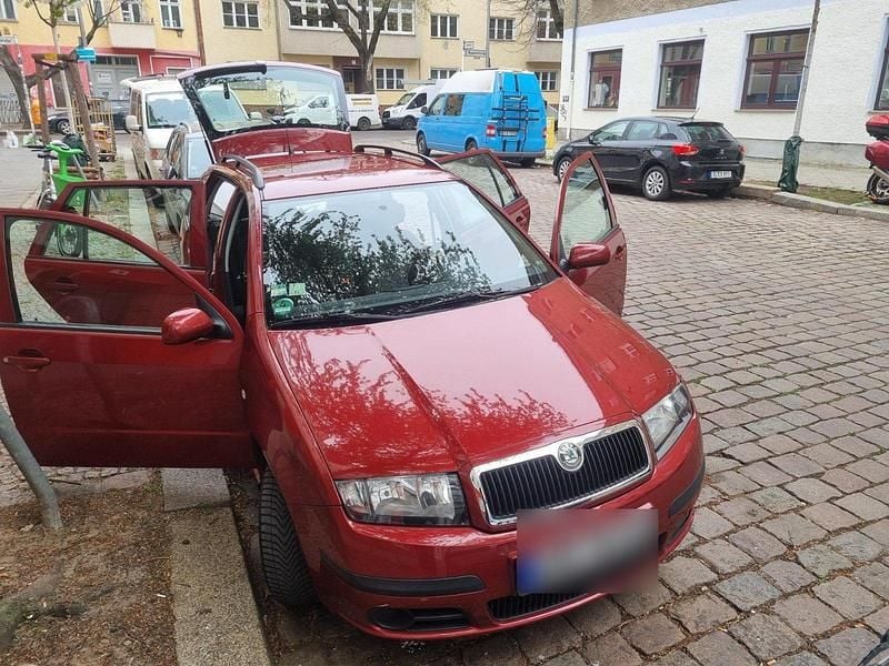 Gebraucht Skoda Fabia 80 PS (58 kW) 2007 Rot Kombi