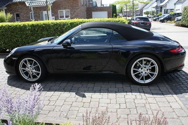 Schwarz Gebraucht 2018 Porsche 911 Carrera Cabriolet Cabrio | 99.800 € (Superpreis) - Bild 1/4