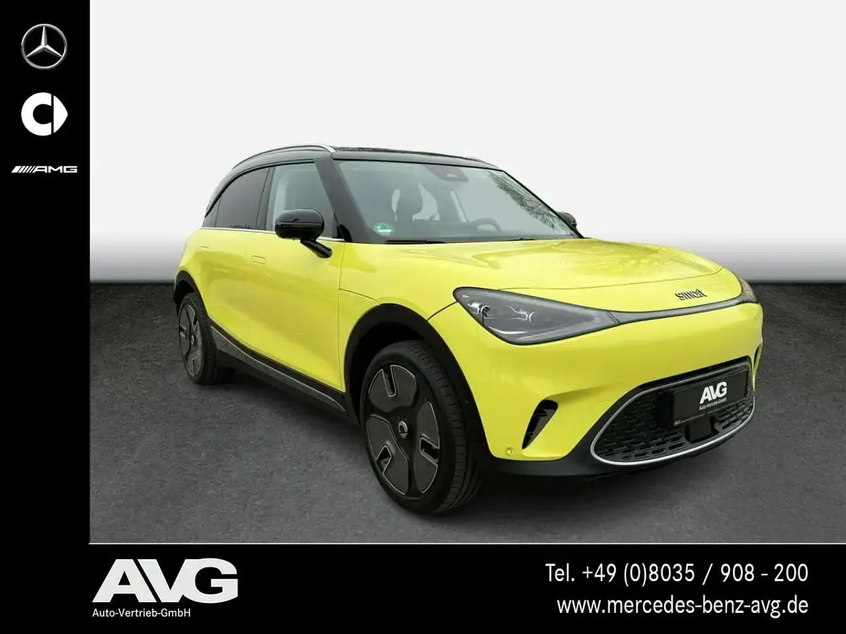 Używany Smart #1 Edition #1 200 kW (272 KM) 2023 Żółty SUV