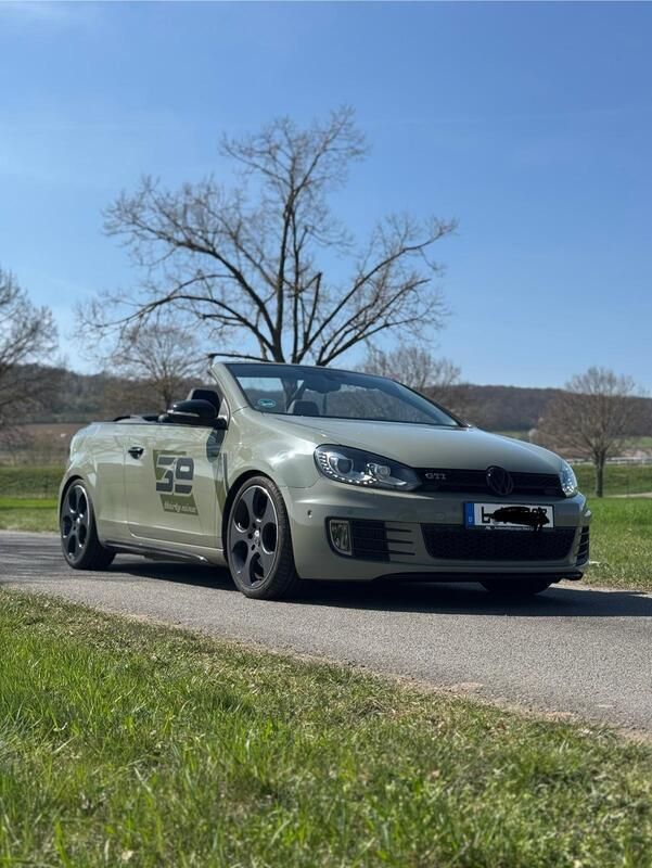 Grün Gebraucht 2013 VW Golf Cabriolet GTI Cabrio | 17.490 € (Etwas zu teuer) - Bild 1/4