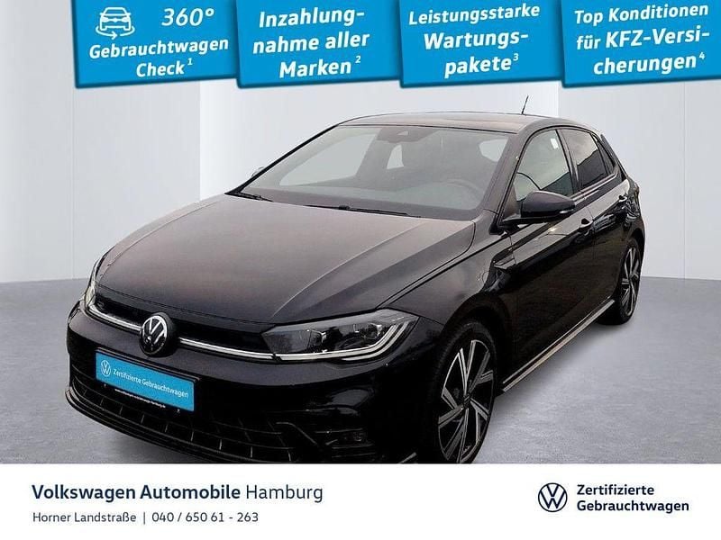 Deep black perleffekt Gebraucht 2022 VW Polo R-line Limousine | 21.850 € (Fairer Preis) - Bild 1/3