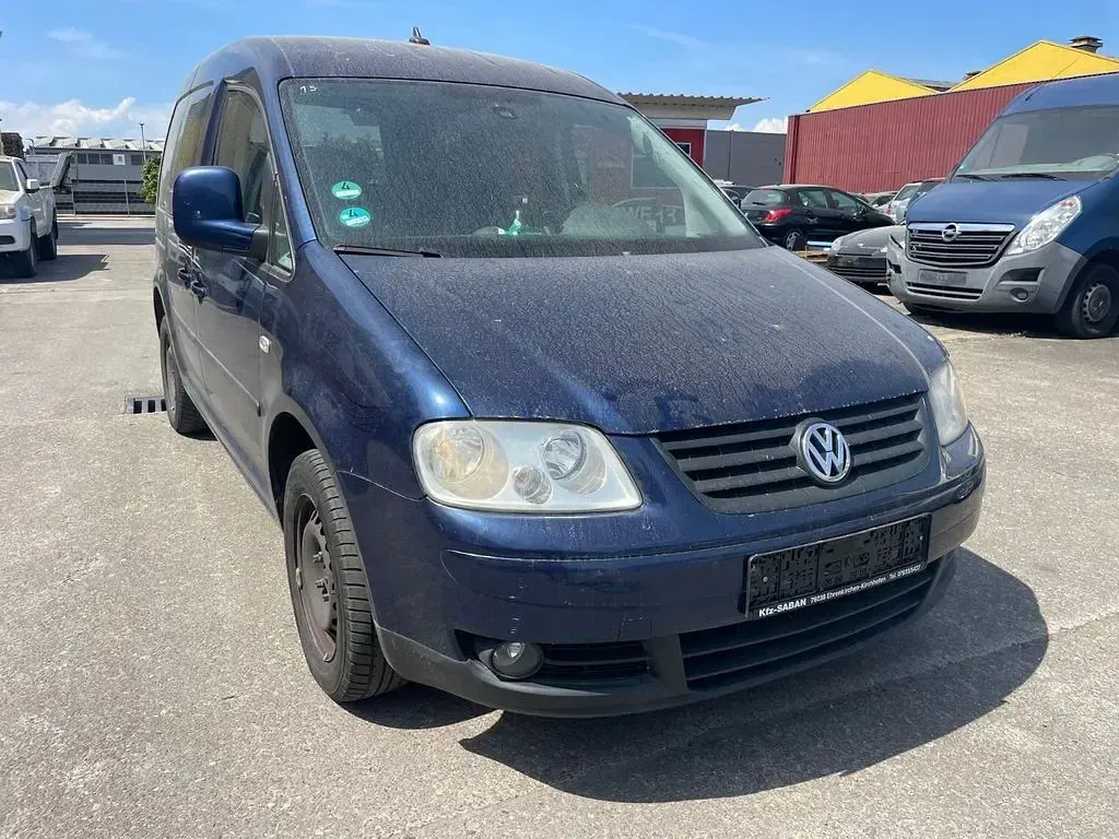 Usado VW Caddy Life 105 HP (77 kW) 2008 Azul Monovolume