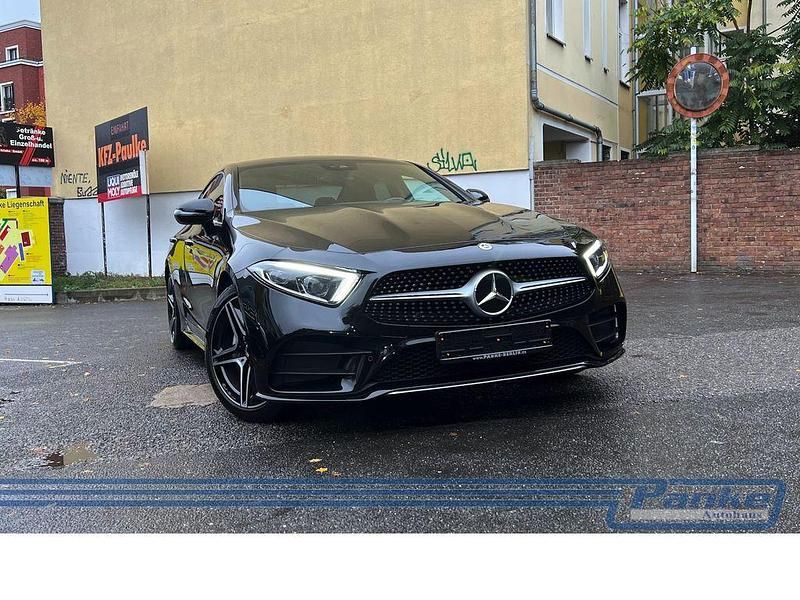 Schwarz Gebraucht 2020 Mercedes CLS220 AMG line Limousine | 38.990 € (Fairer Preis) - Bild 1/4