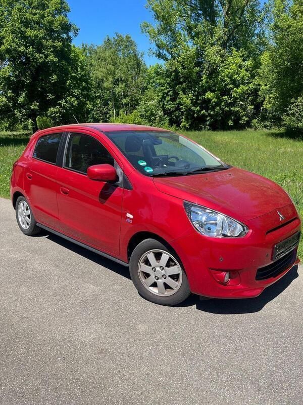 Rot Gebraucht 2014 Mitsubishi Space Star Kleinwagen | 5.200 € (Fairer Preis) - Bild 1/4