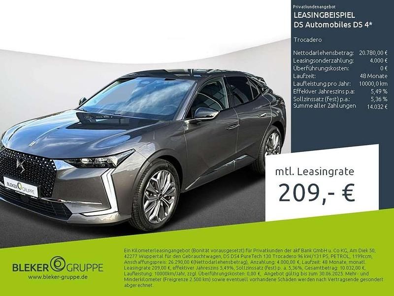 Grau/typ aussenverkleidung metalliclackierung Gebraucht 2022 DS Automobiles DS4 Trocadero Limousine | 20.280 € (Fairer Preis) - Bild 1/3