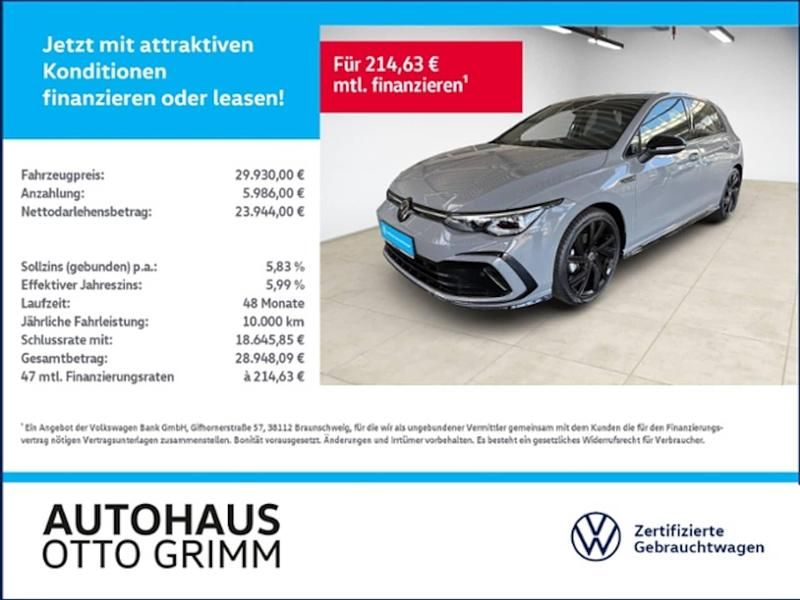 Gebraucht VW Golf VIII R-line 150 PS (110 kW) 2024 Grau Limousine