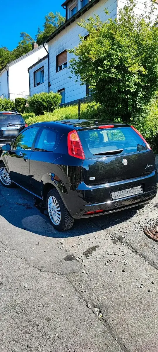 Gebraucht Fiat Punto 75 PS (55 kW) 2008 Schwarz Kleinwagen