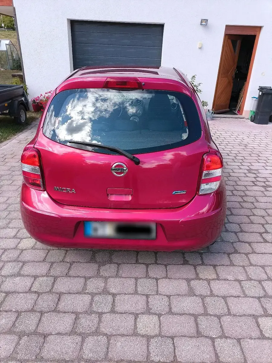 Gebraucht Nissan Micra 80 PS (58 kW) 2012 Rot Kleinwagen