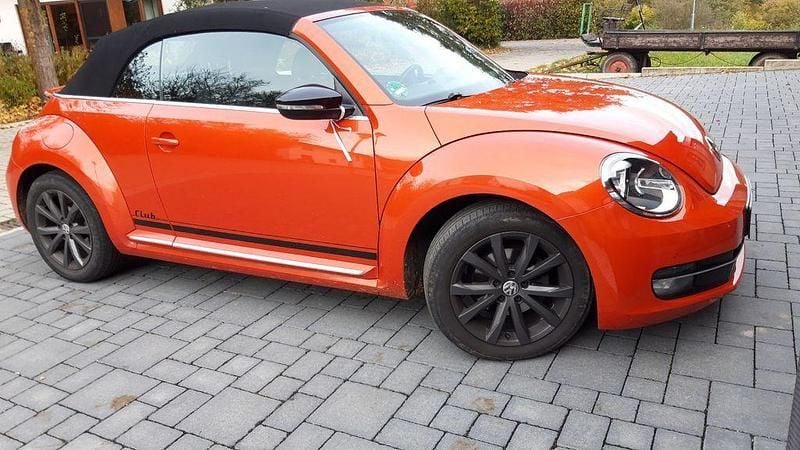 Orange Gebraucht 2016 VW Beetle CLUB Cabrio | 16.450 € (Fairer Preis) - Bild 1/4