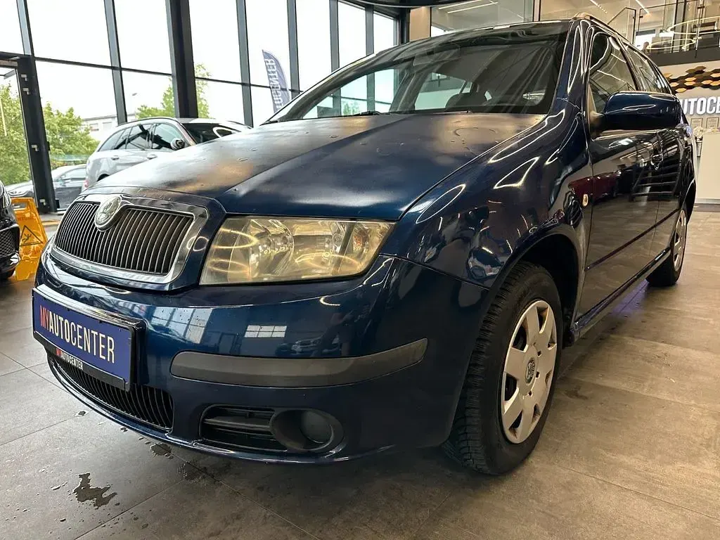 Gebraucht Skoda Fabia 80 PS (58 kW) 2007 Blau Limousine