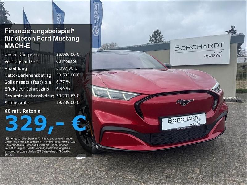Gebraucht Ford Mustang Mach-E Premium 258 kW (351 PS) 2022 Lucidrot metallic SUV