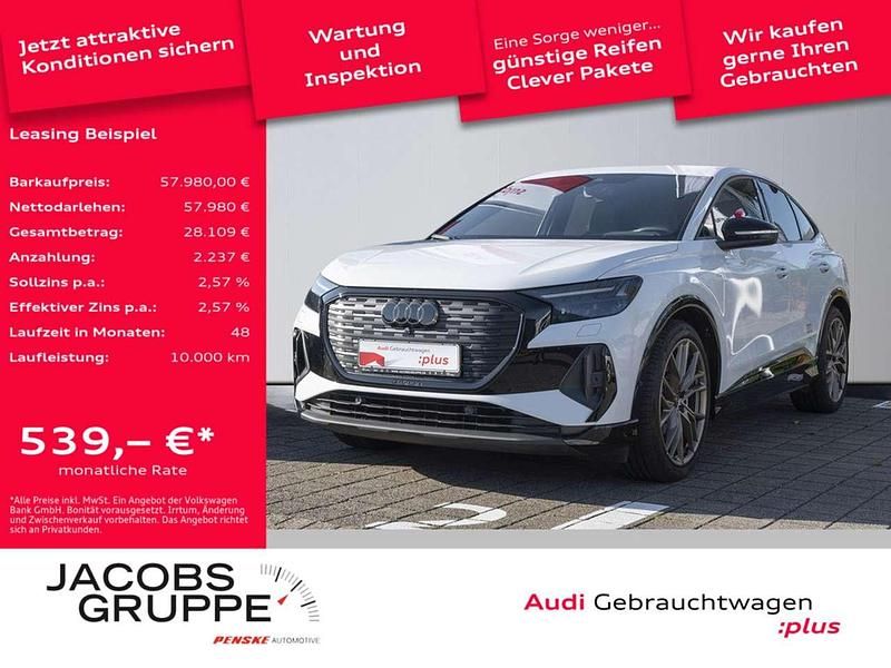 Weiß Gebraucht 2025 Audi Q4 Sportback e-tron Sport SUV | 57.980 € - Bild 1/4