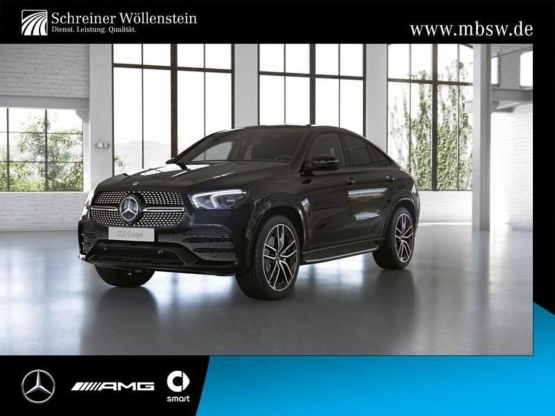 Obsidianschwarz Gebraucht 2021 Mercedes GLE350 AMG Coupé | 69.890 € (Superpreis) - Bild 1/4